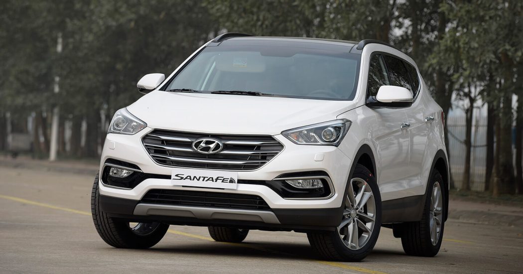 Các nút chức năng trên xe Santafe 2017