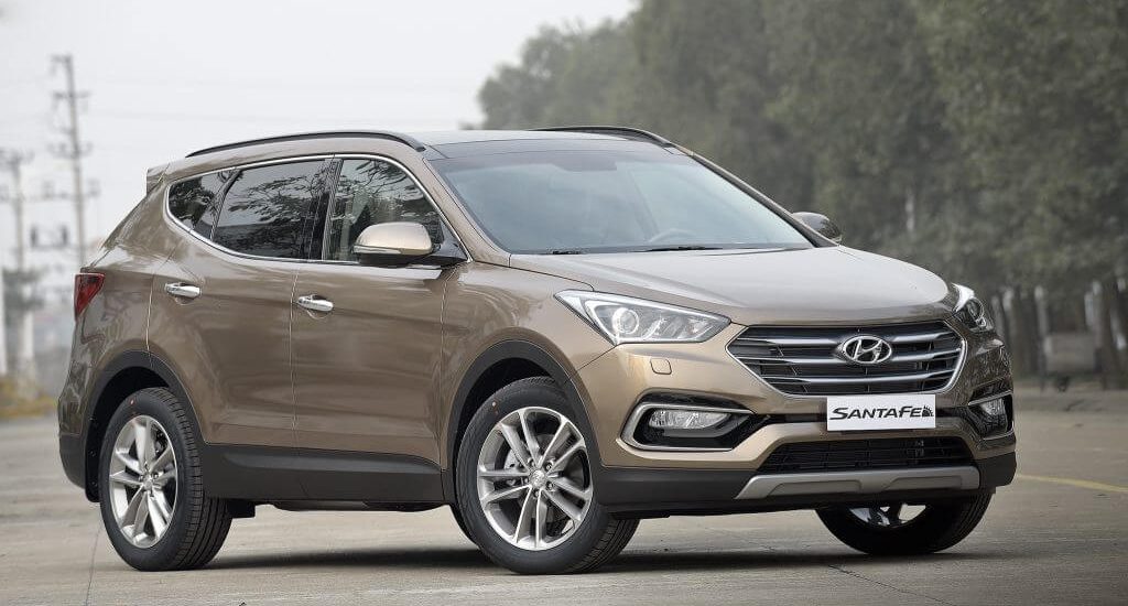 Các nút chức năng trên xe Santafe 2018