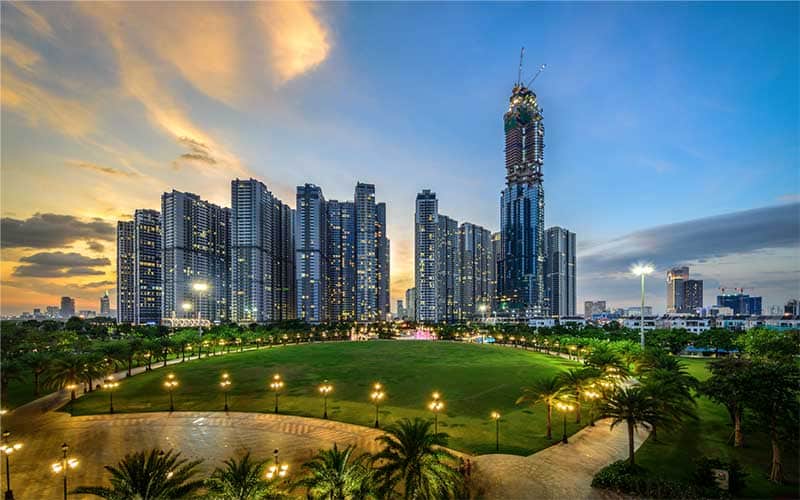 Công viên Landmark 81 gửi xe ở đâu