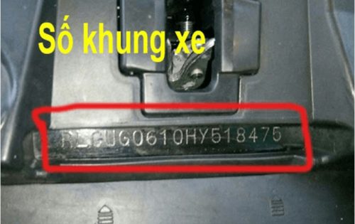 số máy xe nouvo 4 nằm ở đâu cách tra cứu số khung xe máy